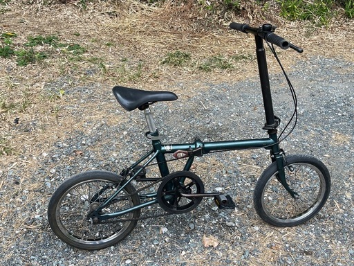 ★折りたたみ自転車 グリーン