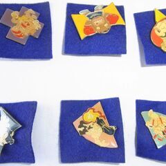 ストリートファイターキャラクターイラスト入りピンバッジ15個セットの画像