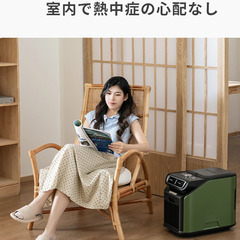 EENOUR スポットエアコン PA600 グリーン　外箱なし　未使用です　キャンプにも大活躍の画像