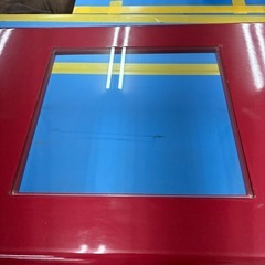 ローテーブル  赤  折りたたみの画像