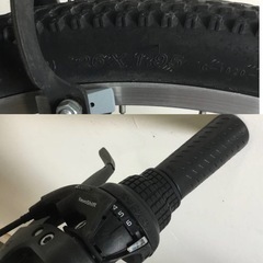 h-163△ q 岐阜発/ COGHORN/ マウンテンバイク/ 6段変速/ 自転車/ 26インチ/ 変速レバーのカバー欠品/ 走行確認/ 現状品/ R7.5/23 △の画像