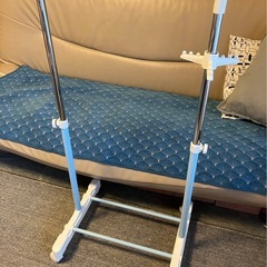 ☆チャイルドラック＆ポールハンガー ブルー 青 の画像