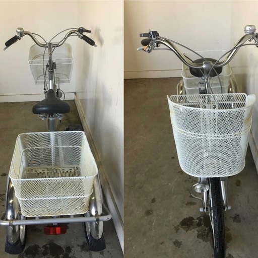 h-164△ q 岐阜発/ M.CLUB/ 大人用三輪自転車/ スイング, 固定切り替え付き/ 変速なし/ 走行確認/ 現状品/ 管05sq/ R7.3/20 △