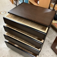 O2510-193 鈴木木工家具 4段チェスト 中古の画像