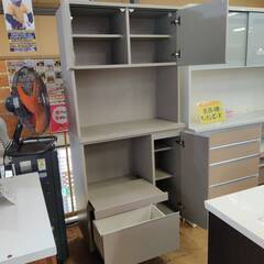 【愛品倶楽部柏店】土井インテリヤ 2枚扉キッチンボード ナポリ90 幅90cmの画像