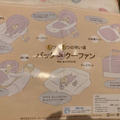 バッグでクーファン 6way 日本製の画像