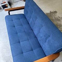 【美品】　2人かけカウチソファの画像