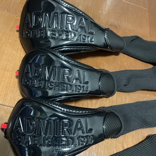 アドミラル　ヘッドカバー 5個セット ブラック　早い者勝ち‼️