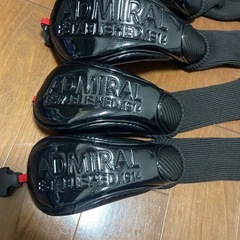 アドミラル　ヘッドカバー 5個セット ブラック　早い者勝ち‼️の画像