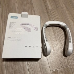 首掛け扇風機の画像