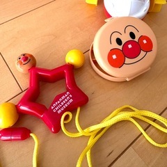 美品 アンパンマン 枕 子ども お風呂　おもちゃ 5点セットの画像