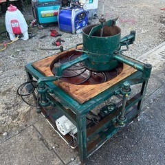 茶揉み機　茶こし　茶葉　お茶もみ機　茶もみ　お茶　100V モーター　農機具　宮崎　簡易始動動画ありの画像