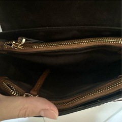 ZARA ショルダーバッグ ブラウンの画像