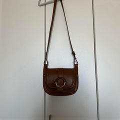 ZARA ショルダーバッグ ブラウンの画像