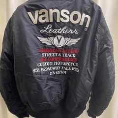 VANSON バンソン　バイクウェア　MA-1　中古　2XLの画像