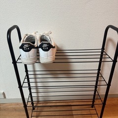 シューズラック ブラックの画像