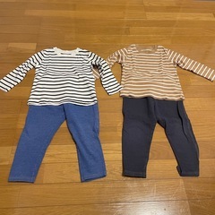 ユニクロ　長袖キッズ服　100cm まとめ売りの画像