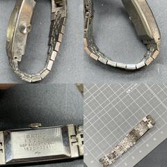 O358　不動 SEIKO セイコー 1520-3341 シルバー オーバル 銀文字盤 細ベルト 2針 レディース ブレスウォッチ　腕時計の画像