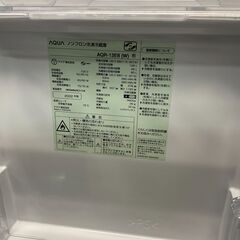 AQUA　冷凍冷蔵庫　126L　2022年製　AQR-13E8の画像