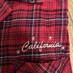 JACKROSE    チェックシャツ　レッドの画像