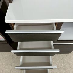 ★リユースのサカイ高崎店★TJ13019 (株)ニトリ レンジボード 茶 H201×D50.5×W80 クリーニング済みの画像
