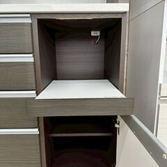 ★リユースのサカイ高崎店★TJ13019 (株)ニトリ レンジボード 茶 H201×D50.5×W80 クリーニング済みの画像