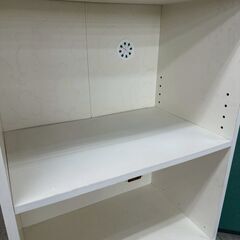 ★リユースのサカイ高崎店★TJ13020  食器棚 白 H180.5×D37×W59 クリーニング済みの画像