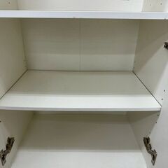 ★リユースのサカイ高崎店★TJ13020  食器棚 白 H180.5×D37×W59 クリーニング済みの画像
