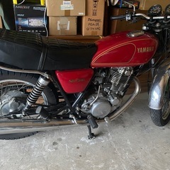 ヤマハ　SR400 マフラー　ショート管　中古品の画像
