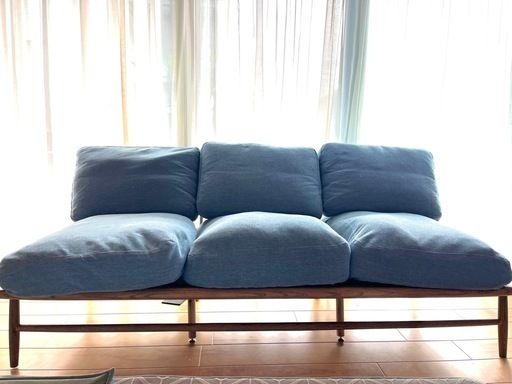 MOMO NATURAL CLOUD SOFA（モモナチュラルクラウドソファ）　カバーつき付き