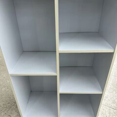 ★リユースのサカイ高崎店★TJ13021  収納棚 白 H89×D29×W58 クリーニング済みの画像