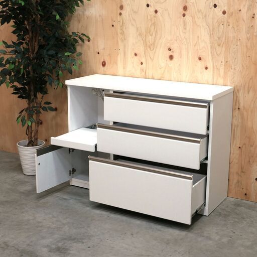 三幸ジャパン キッチンカウンター、キッチンボード、幅120cm Used・美品 在庫限り】三幸ジャパン [幅120]キッチンカウンター 光触媒除菌・脱臭