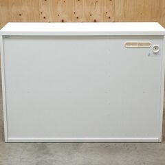 ≪zyt2497ジ≫ 美品 三幸ジャパン キッチンカウンター/食器棚 幅120cm ワークスII-120カウンター ホワイト 2024年製 中古家具/宮城県仙台市 71005-13の画像
