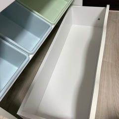 絵本＆ おもちゃ収納ラック　キャスター付きワゴンの画像
