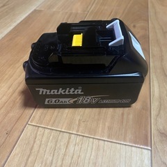 マキタ バッテリー 純正 18v 6.0Ah 雪マークありの画像