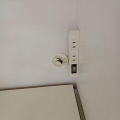 ★ジモティ割あり★  レンジ台 ホワイト H161×D45×W57 クリーニング済み TK6796の画像