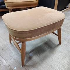 【愛品倶楽部柏店】柏木工 オットマン付アームチェア 幅90cmの画像