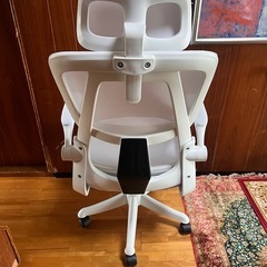 オフィスチェア(白)美品✨️の画像