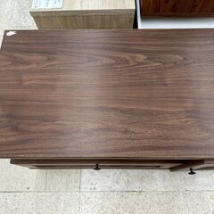 ★リユースのサカイ高崎店★TJ13027  テレビ台 茶 H44×D40×W86 クリーニング済みの画像