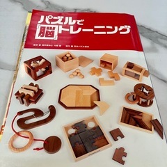 ロ 2510-196 パズルで脳トレーニング 付属品あり パズル揃っているか不明 中古の画像