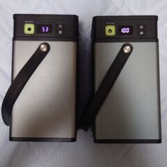 imuto M10　2台セット　 371.85Wh / 100500mAh　ポータブル電源　ポータブルバッテリーの画像