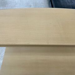 ★リユースのサカイ高崎店★TJ13028 エレコム(株) パソコンデスク ライトブラウン H114×D43×W74.5 クリーニング済みの画像