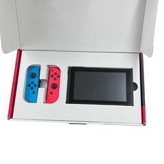 186000 現状品 Nintendo Switch HAC-001  ネオンレッド ネオンブルー [0000000002041]の画像