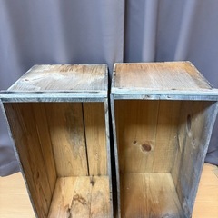 　未塗装　りんご箱2ケセットの画像