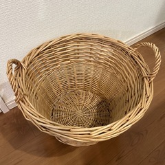 ラタン　かごの画像