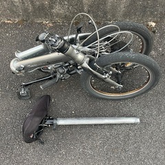 ルノー 折りたたみ自転車 プラチナムライト8 ※ジャンクの画像