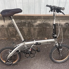 ルノー 折りたたみ自転車 プラチナムライト8 ※ジャンクの画像