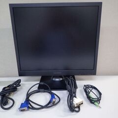 I-O DATA 19型 スクエア液晶ディスプレイ PCモニター 黒色 LCD-AD192SEDB 中古の画像