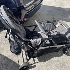 カトージ　2人乗りベビーカーの画像