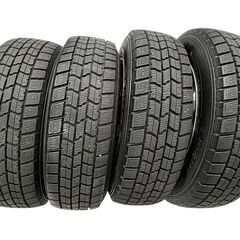 🟢14インチ スタッドレスタイヤ アルミホイール 中古4本セット 165/65R14の画像